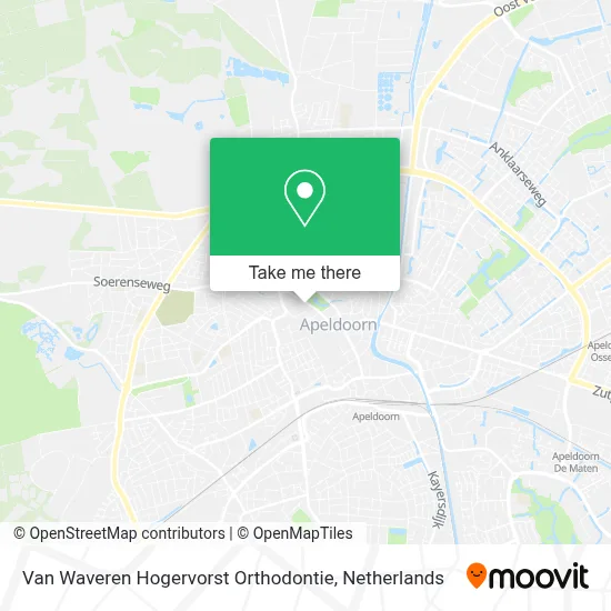 Van Waveren Hogervorst Orthodontie map