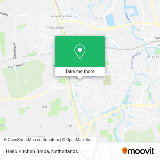 Hello Kitchen Breda map