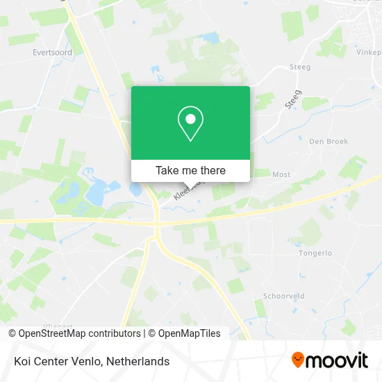 Koi Center Venlo map