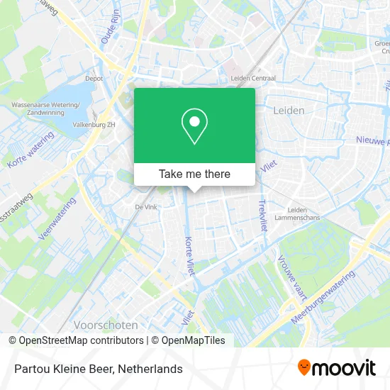 Partou Kleine Beer map
