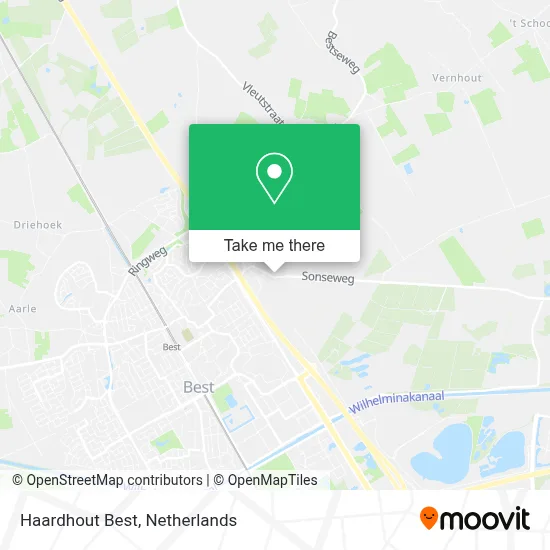 Haardhout Best map