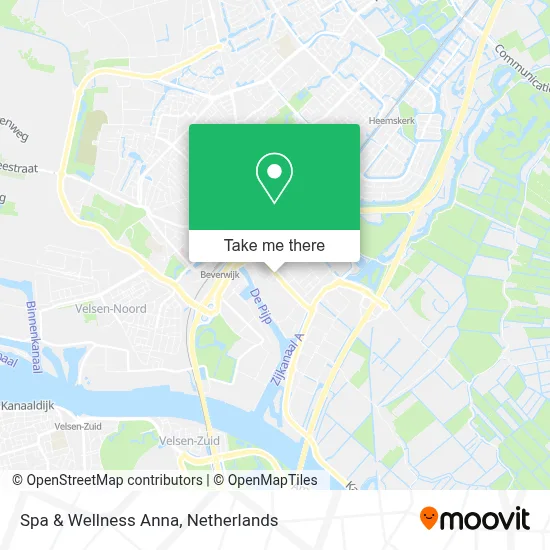 Spa & Wellness Anna map