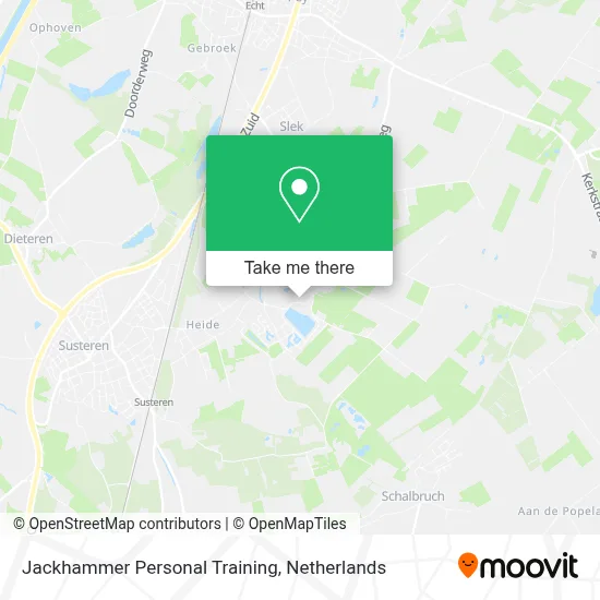Jackhammer Personal Training map