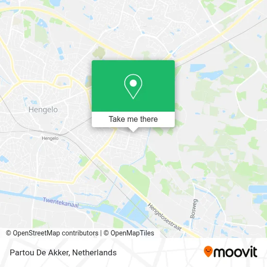 Partou De Akker map