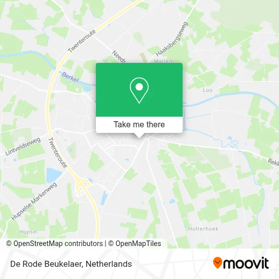 De Rode Beukelaer map