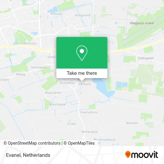 Evanel map