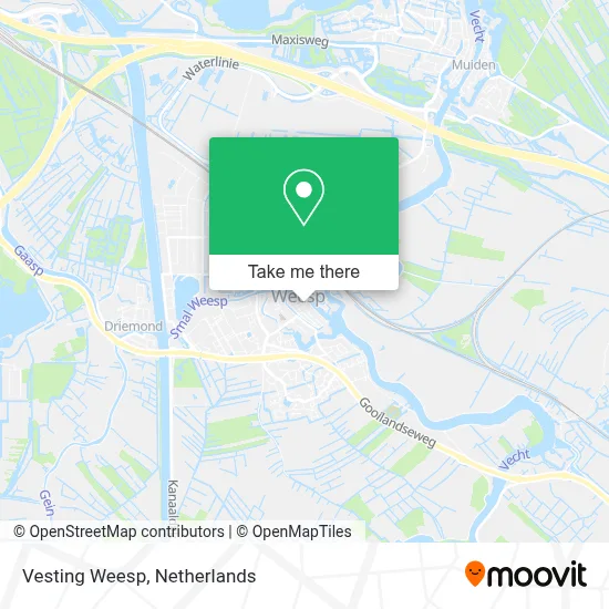 Vesting Weesp Karte