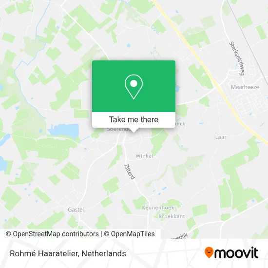 Rohmé Haaratelier map