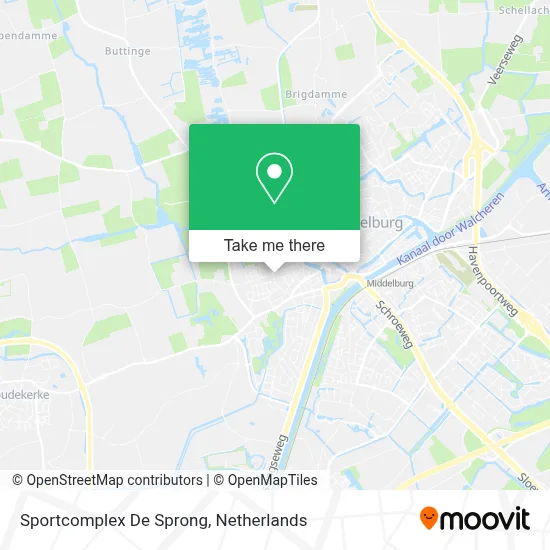 Sportcomplex De Sprong Karte