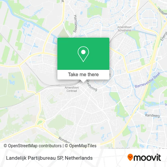 Landelijk Partijbureau SP map