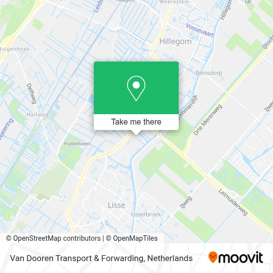 Van Dooren Transport & Forwarding map