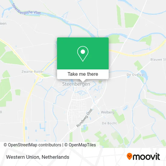 Western Union map