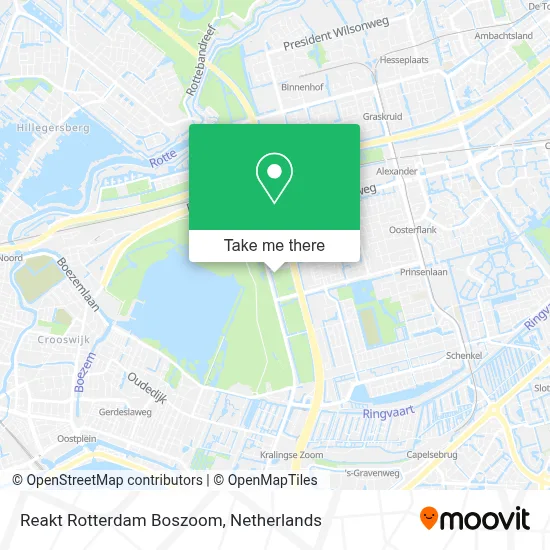 Reakt Rotterdam Boszoom map