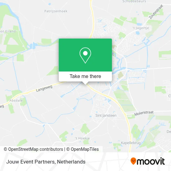 Jouw Event Partners map