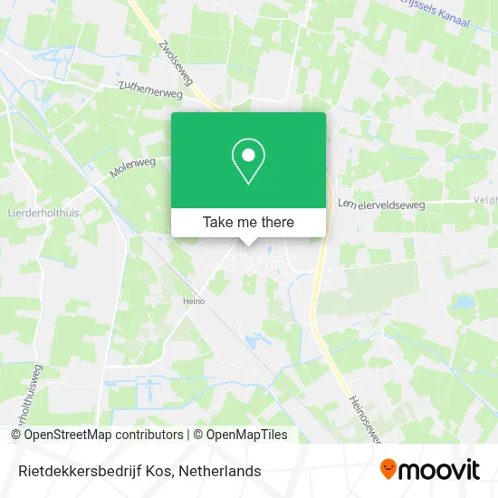 Rietdekkersbedrijf Kos map