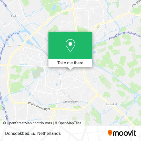 Donsdekbed.Eu map