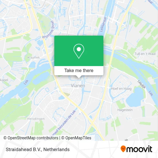 Straidahead B.V. map