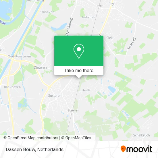 Dassen Bouw map