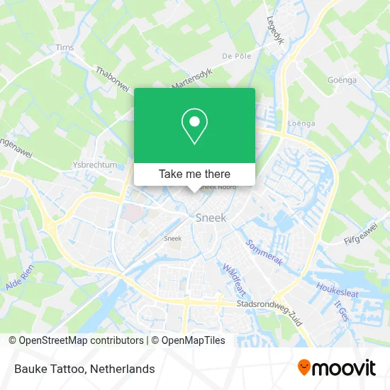 Bauke Tattoo map