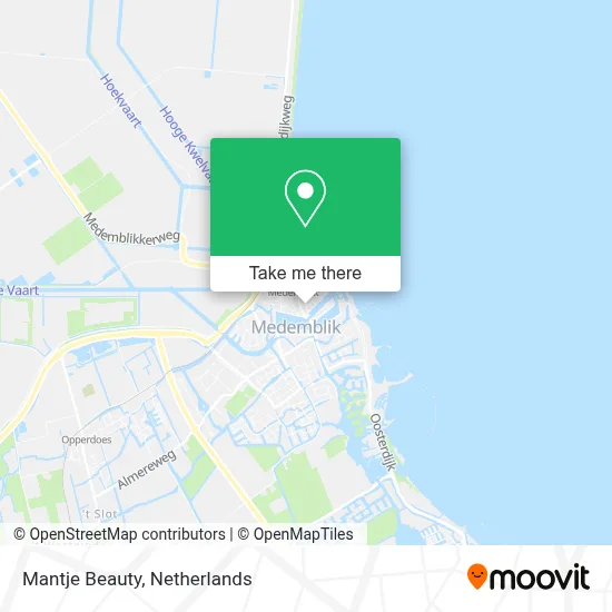 Mantje Beauty map