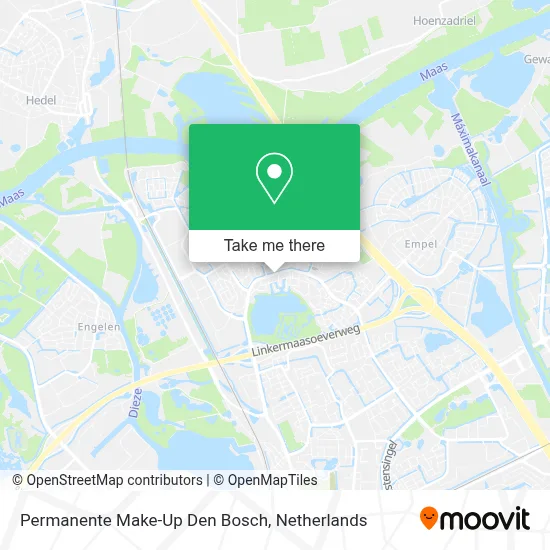 Permanente Make-Up Den Bosch map