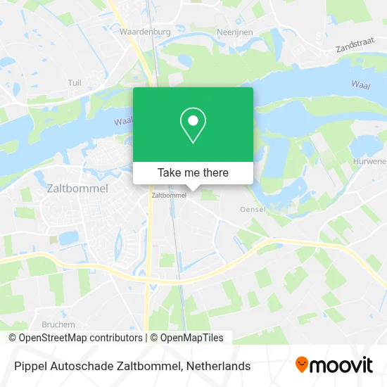 Pippel Autoschade Zaltbommel map