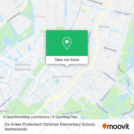 De Acker Protestant Christian Elementary School map