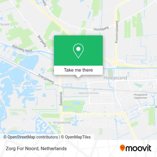 Zorg For Noord map