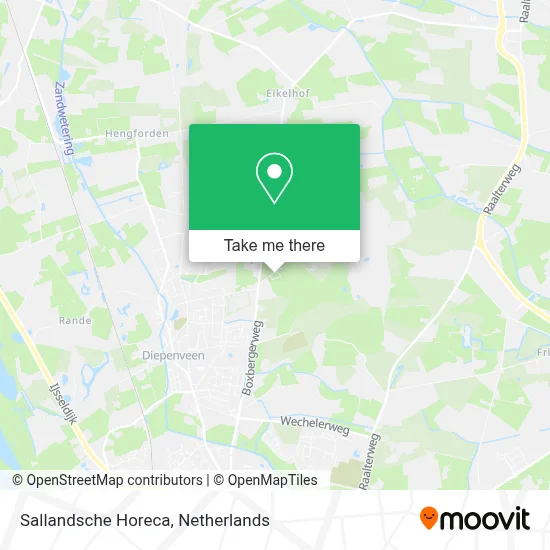 Sallandsche Horeca map