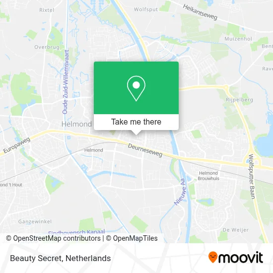 Beauty Secret map