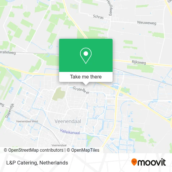 L&P Catering map
