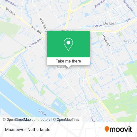 Maasbever map