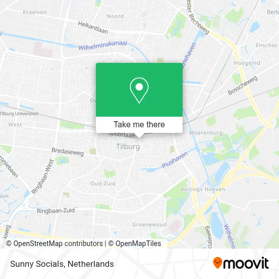 Sunny Socials map