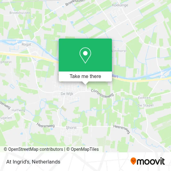 Bij Ingrid map
