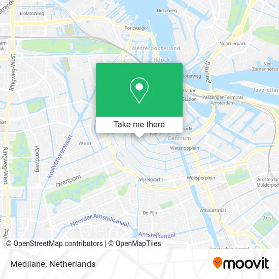 Medilane map