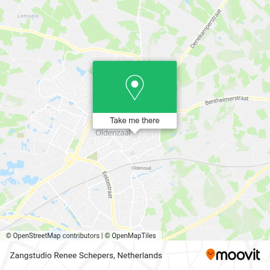 Zangstudio Renee Schepers map