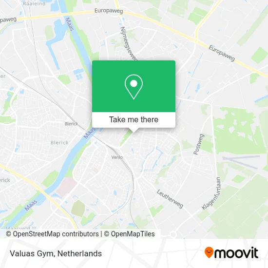 Valuas Gym map