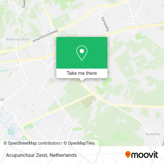 Acupunctuur Zeist map