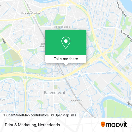 Print & Marketing map