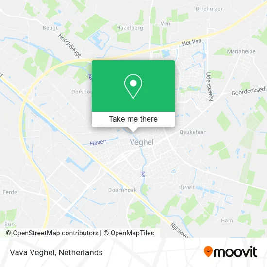 Vava Veghel map