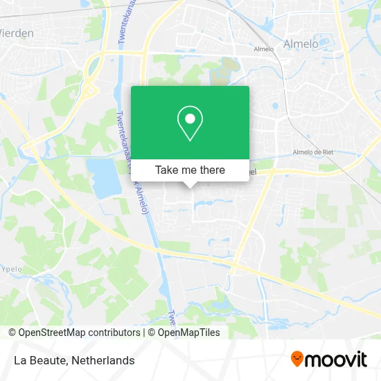 La Beaute map