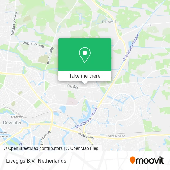 Livegigs B.V. map