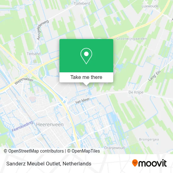 Sanderz Meubel Outlet map