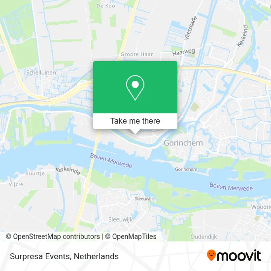 Surpresa Events map