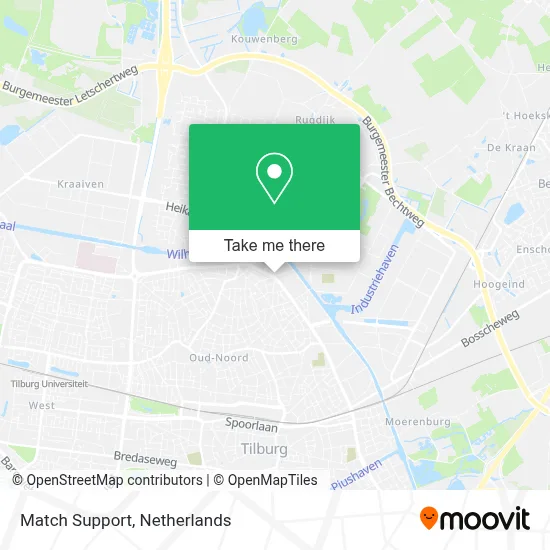 Match Support map