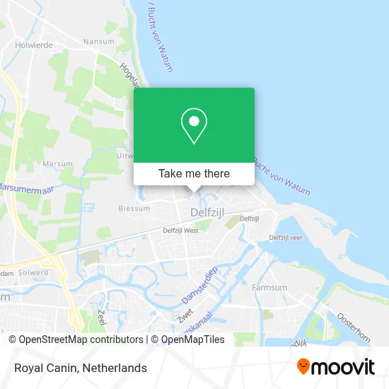 Royal Canin map