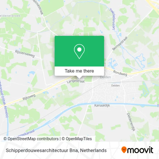 Schipperdouwesarchitectuur Bna map