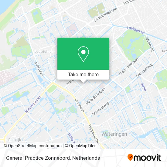General Practice Zonneoord map