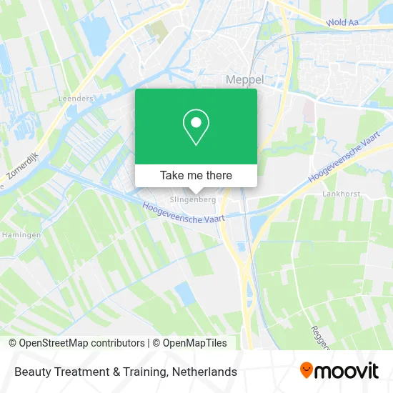 Beauty Treatment & Training map