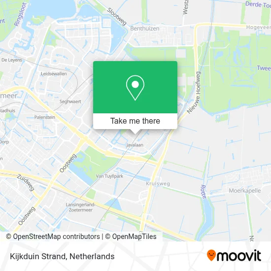 Kijkduin Strand map